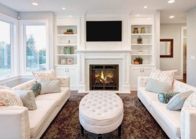 White interior painting