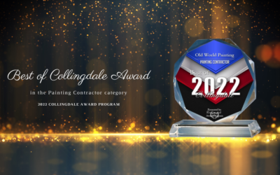 Old World Painting snags the Best of Collingdale Award in the Painting Contractor category of 2022